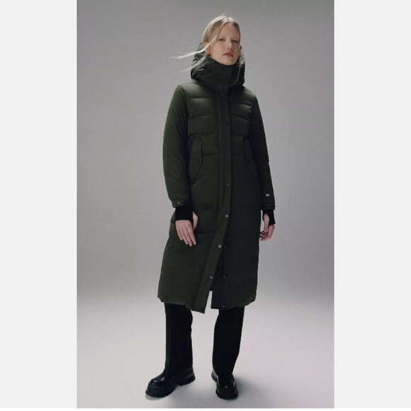 Soia & Kyo Vero Water Resistant 700 Fill Power Down Long Parka